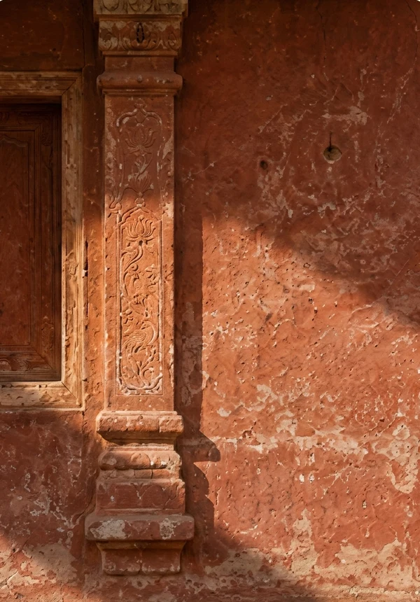 Peshwa Wada wall inspired by Maharashtra